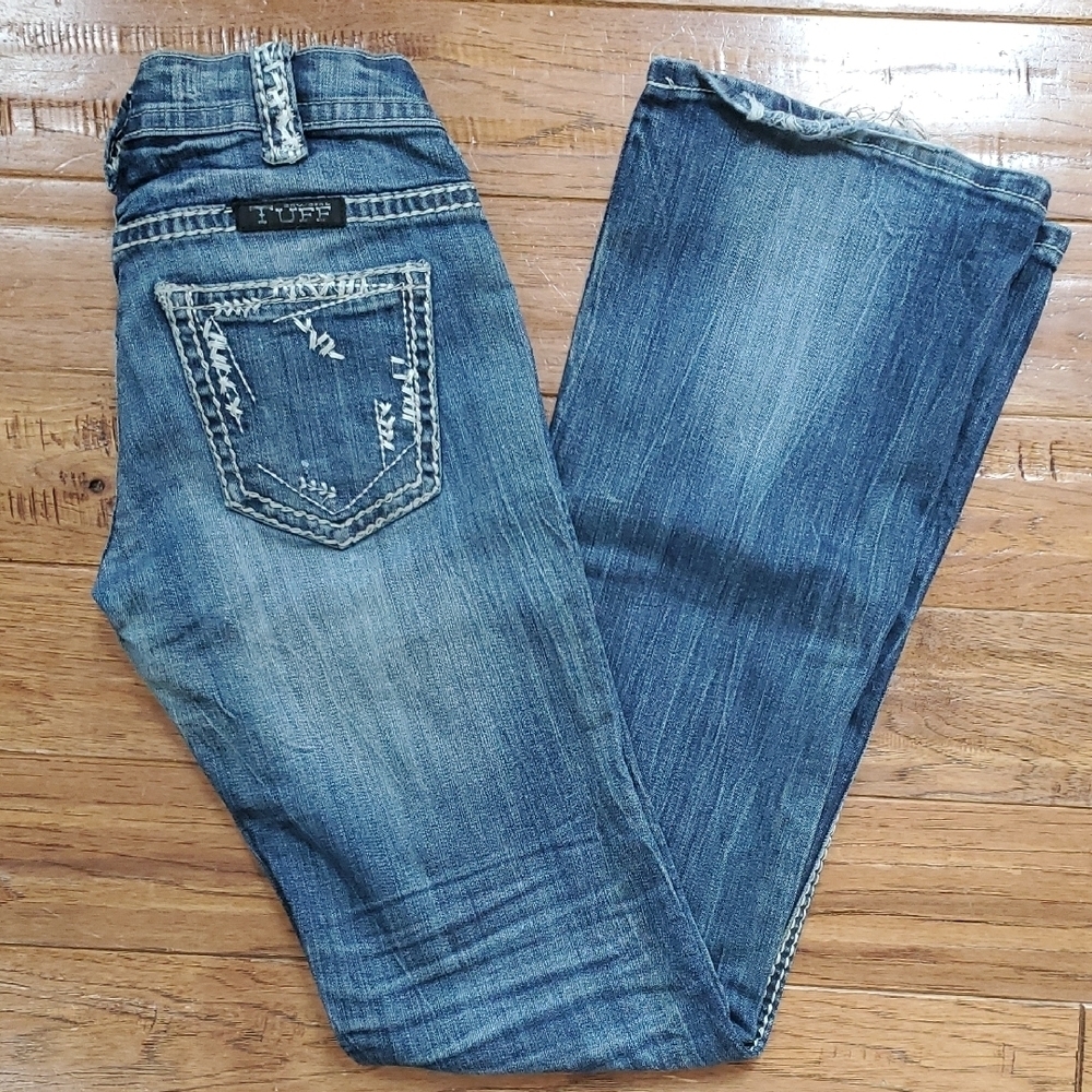 Cowgirl Tuff XOXO Dark Boot Cut Jeans